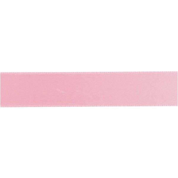 Satiininauha - vaaleanpunainen - L20 mm - 6 m