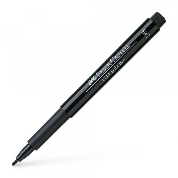 Piirustuskyn PITT Artist Pehme taltta 1-3mm Musta
