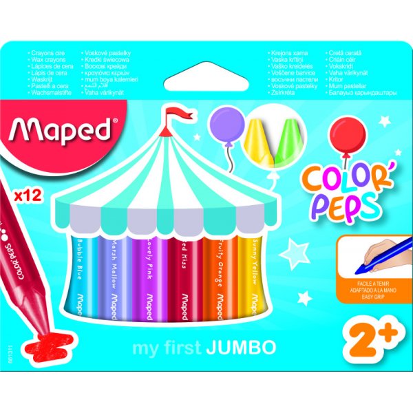 Liituharja - Maped - Color'Peps 12 vahakynt Maxi