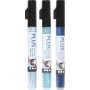 Plus Color Marker - taivaansininen - laivastonsininen - turkoosi - 3 kpl