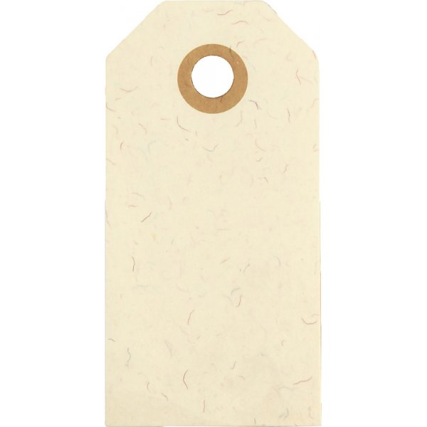 Manila tussit - kerma - 4 x 8 cm - 20 kpl Manila tussit - kerma - 4 x 8 cm - 20 kpl