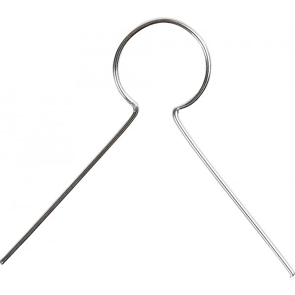 Ripustuskoukut - hopeoitu - 50 kpl Ripustuskoukut - hopeoitu - 50 kpl