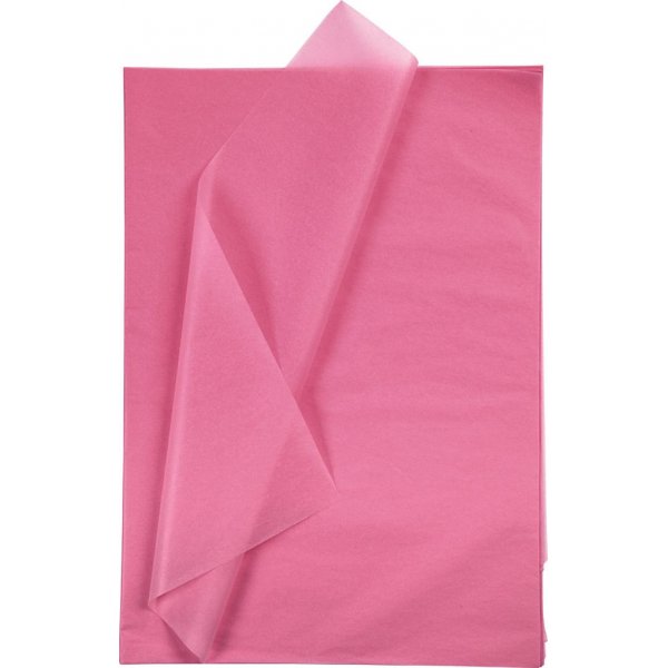 Pehmopaperi - vaaleanpunainen - 50 x 70 cm - 14 g -25 arkkia