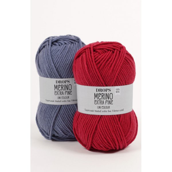 Drops Merino Extra Fine -lankaa - 50g (n. 30 eri vrivaihtoehtoa)