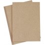 Pahvi - luonnollinen - A4 - 10 kpl