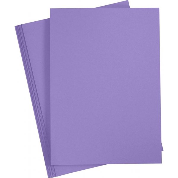 Vrillinen pahvi - violetti - A4 - 180 g - 20 arkkia