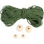 Mini DIY Kit - makrameen joulukuusi