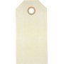 Manila tussit - kerma - 5 x 10 cm - 20 kpl
