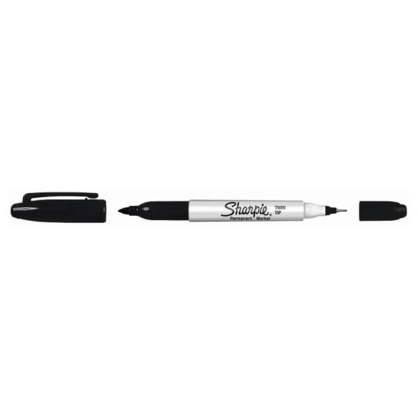 Sharpie Twin Tip pysyv tussi - musta