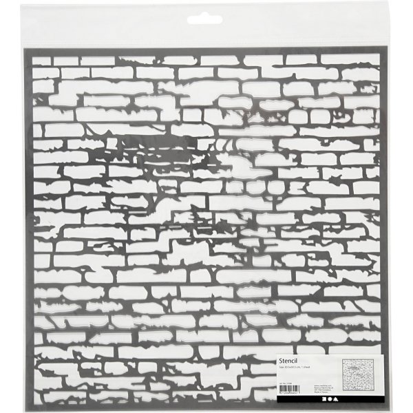 Stensiili - sein - 30,5 x 30,5 cm
