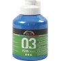 Koulumaali Akryyli - Metalli - sininen - metallinen - 500 ml