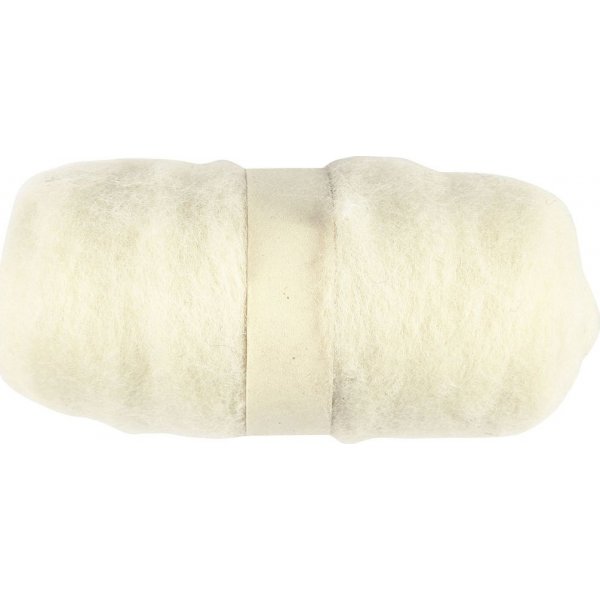 Karstattu villa - valkoinen - 100 g
