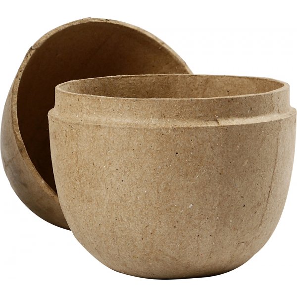 Halkaistu papier-mch-muna