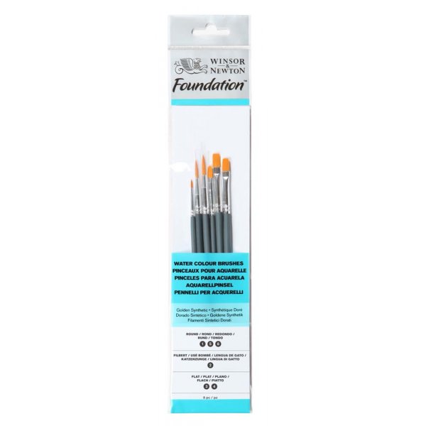 Synteettinen sivellinsarja W&N Foundation Watercolour - No. 16