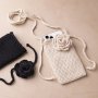 Mini DIY Kit Virkkaus, Laukku ruusulla