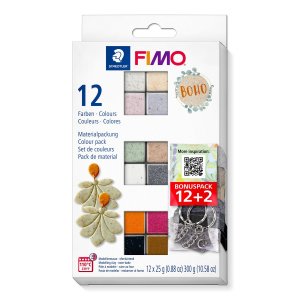 FIMO Effect muovailuvaha boheemiv�risetti - 12x25 g