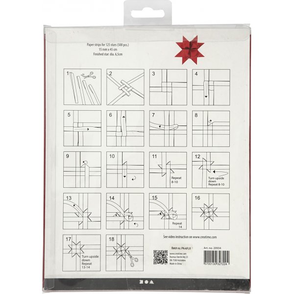 Thtinauhat - punainen - 6,5 cm, 500 nauhaa