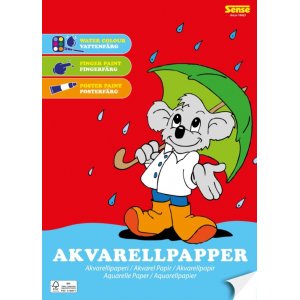 Vesiv�rilehti� A4 160 g/m� 15 arkkia - FSC-sertifioitu