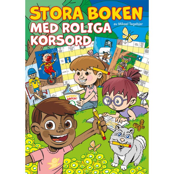 Iso kirja hauskoilla ristisanatehtvill