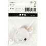LED-valonauha - hopea - 27 cm