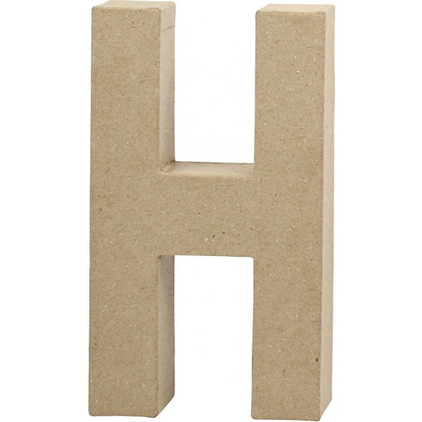 Pahvikirjain - H - 5 cm Pahvikirjain - H - 5 cm