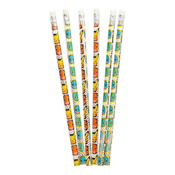 Pokemon - Lyijykynät 6 kpl Pokemon - Lyijykynät 6 kpl