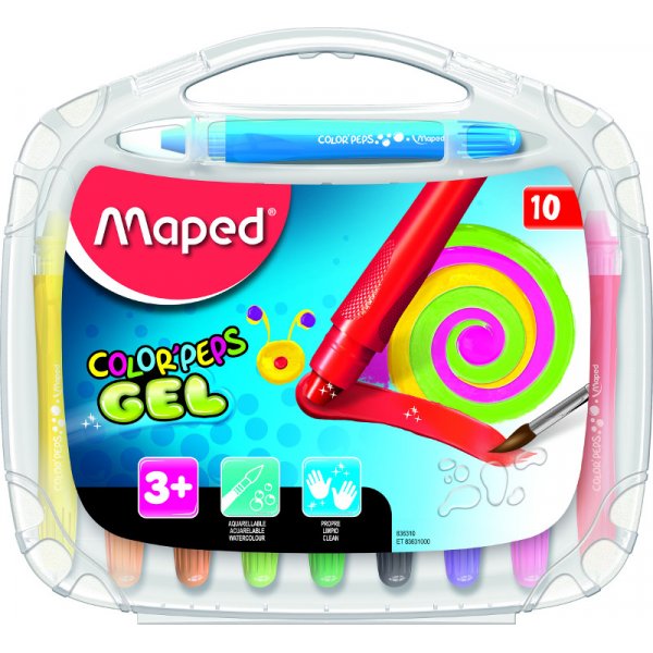 Liitukyn - Maped - Color' peps 10 geelikynt