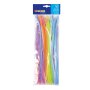 Putkenpuhdistusaine pastelliv�rit 50 kpl � 6 mm