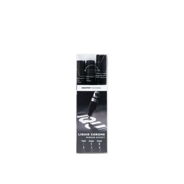 Molotow - Liquid Chrome Marker setti - 3 kpl