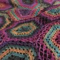 Asiakaskuva Viking lanka Nordlys 100g - turkoosi/harmaa/violetti (964)