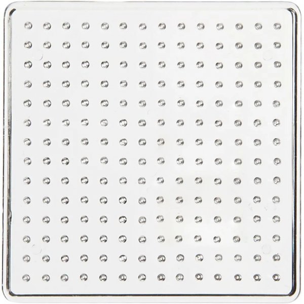 Helmilautaset - Kirkas - Neli - 7x7 cm - 1 kpl