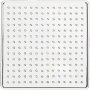 Helmilautaset - Kirkas - Neli - 7x7 cm - 1 kpl