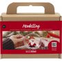 Mini DIY Kit Modeling - punainen/valkoinen - Joulupukki