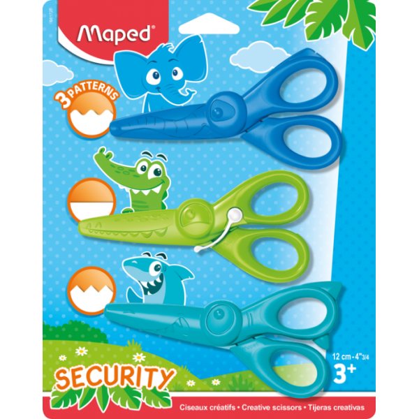 Sakset - Maped - Kidicraft 12 cm 3 kpl