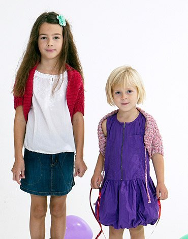 Neulekuvio - Pitsineulottu bolero