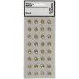 Strassit - kulta - 8 mm - 32 kpl