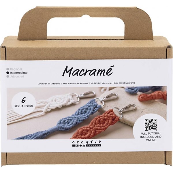 Mini DIY Kit Macram - Avaimenpert