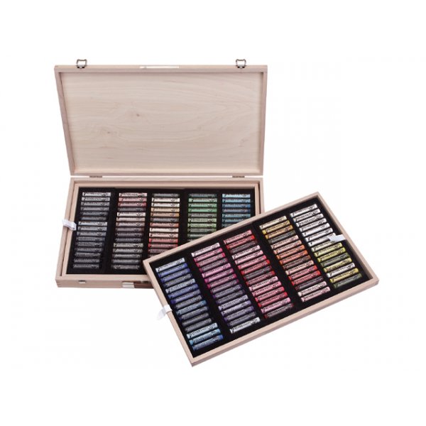 Soft Pastelli Master Box puulaatikossa - 150 kpl