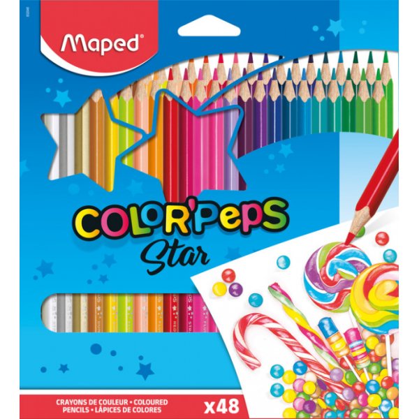 Vrikynsarja - Maped - ColorPeps 48 kpl