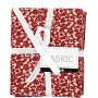 Patchwork kangas - punainen - 4 kpl