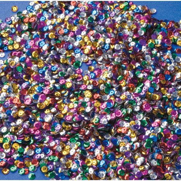 Paljetteja 100 g 6 mm