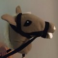 Asiakaskuva Nicki Velour puuvillakangas Camel - 145 cm