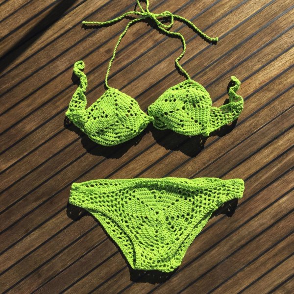 Virkattu kuvio - Virkatut bikinit