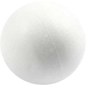 Styroksipallot - valkoinen - �12 cm - 25 kpl