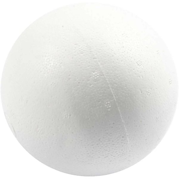 Styroksipallot - valkoinen - �12 cm - 25 kpl