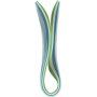 Quilling-nauhat - sininen - vihre - limenvihre - turkoosi - 100 kpl