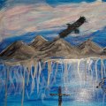 Asiakaskuva Maali akryylilohko 400 g 40x40 cm