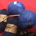 Asiakaskuva DROPS Alpaca Uni Color lanka - 50g - tummansininen (5575)