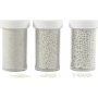 Pienet lasipallot - helmiinen - 3 x 45 g