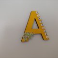 Asiakaskuva K�sittelem�tt�m�t puiset kirjaimet 80x5 mm - A